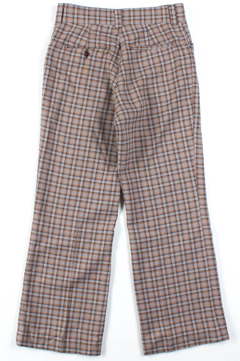 Orange Plaid Pants