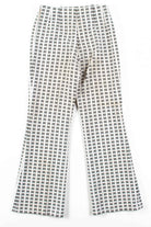 Black & White Patterned Vintage Bell Bottoms