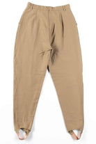 Khaki High Waisted Pants w/ Stirrups (sz. 10)