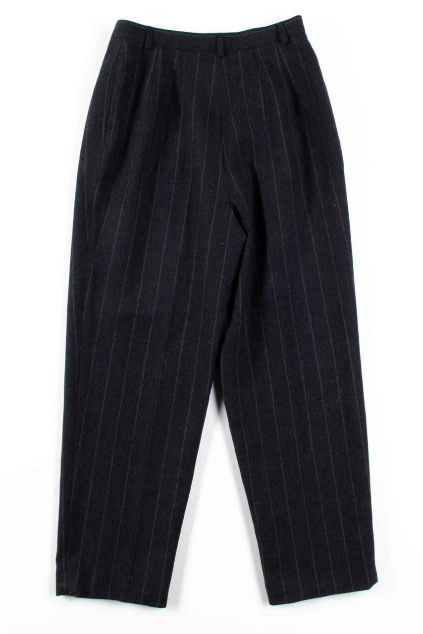 Black Striped Pants