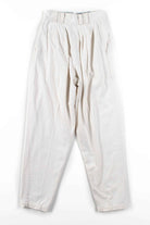 White Pleated High Waisted Pants (sz. 8)