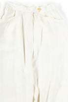 White Lightweight Rayon Pants (sz. 7)