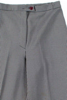 70s Black Houndstooth Pants