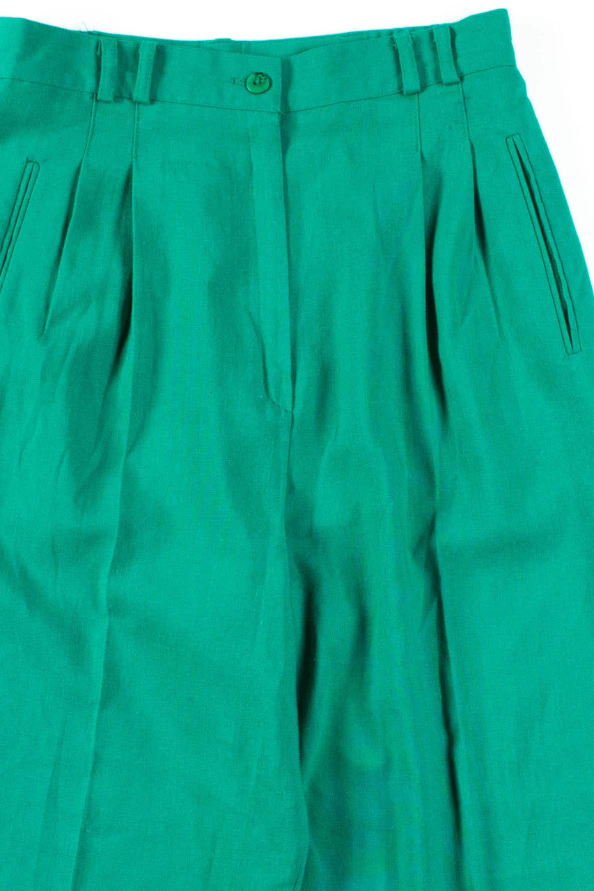 Emerald Green High Waisted Pants (sz. 10)
