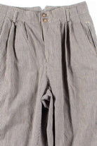 Navy Striped High Waisted Pants (sz. 10)