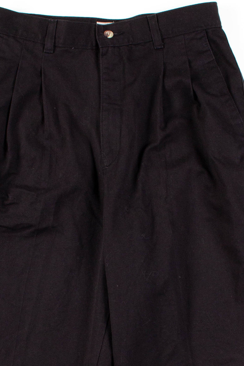 Black Riders Pleated Pants (sz. 12 Long)