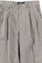 Lee Houndstooth Pleated Pants (sz. 10 Med.)