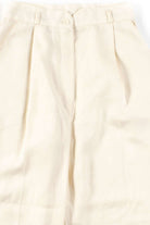 Off White Pleated Pants (sz. 8)