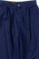 Navy Eddie Bauer Pleated Pants (sz. 14)