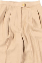 Tan Pleated Pants (sz. 4P)