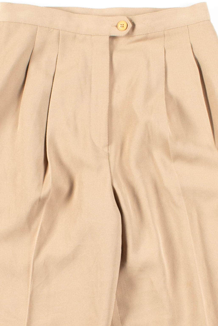 Tan Pleated Pants (sz. 4P)