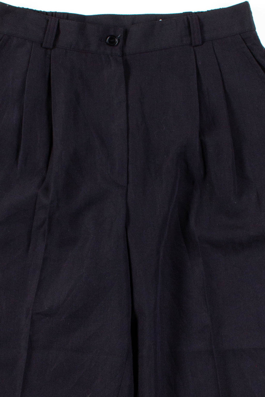 Black Pleated Pants (sz. 10 Regular)