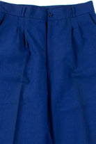 Dark Blue Pleated Pants (sz. 16)