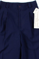 Navy Pleated Deadstock Vintage Pants (sz. 8)