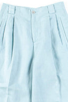 Mint Linen Pleated Vintage Pants (sz. 4)