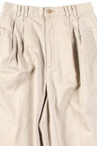 Khaki Pleated Vintage Pants (sz. 8A)