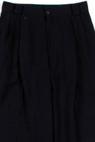 Black Vintage Pleated Pants (sz. 8)