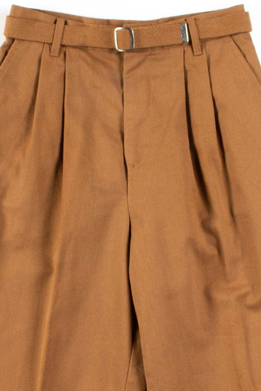 Brown Belted Khaki Pants (sz. 6)
