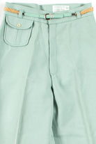 Vintage Mint Belted Pants (sz. 9)