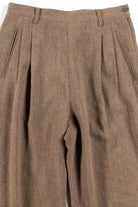 Tan Pleated Wool Pants (sz. 36)