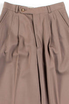 Tan Pleated Pants