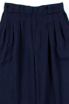 Navy Pleated Pants (sz. 8) 1