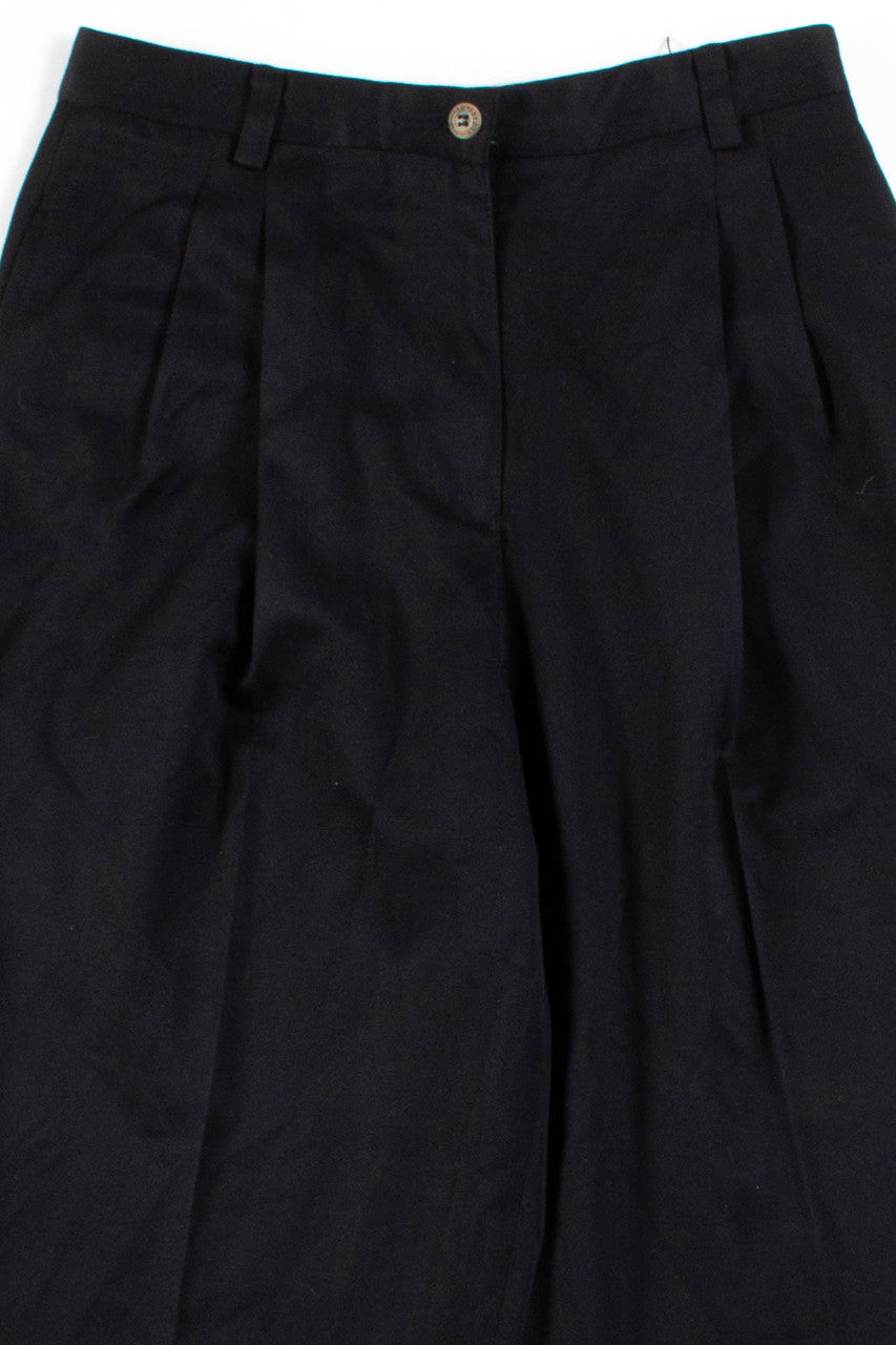 Black Pleated Pants (sz. Petite 6)