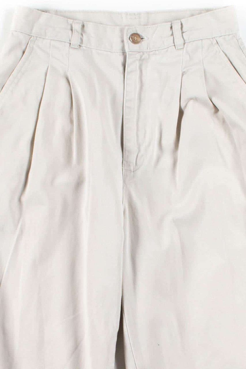 White Pleated Pants (sz. 4P)