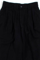 Black Pleated Pants (sz. 8)