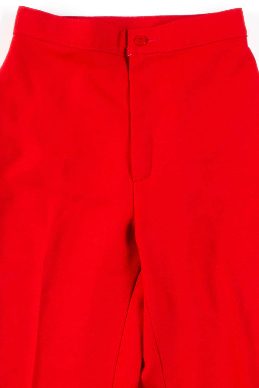 Red Straight Leg Pants (sz. 12)