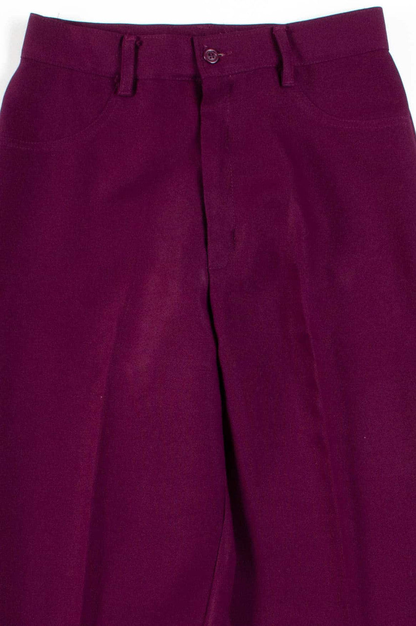 Burgundy Vintage Pants (sz. 7/8)