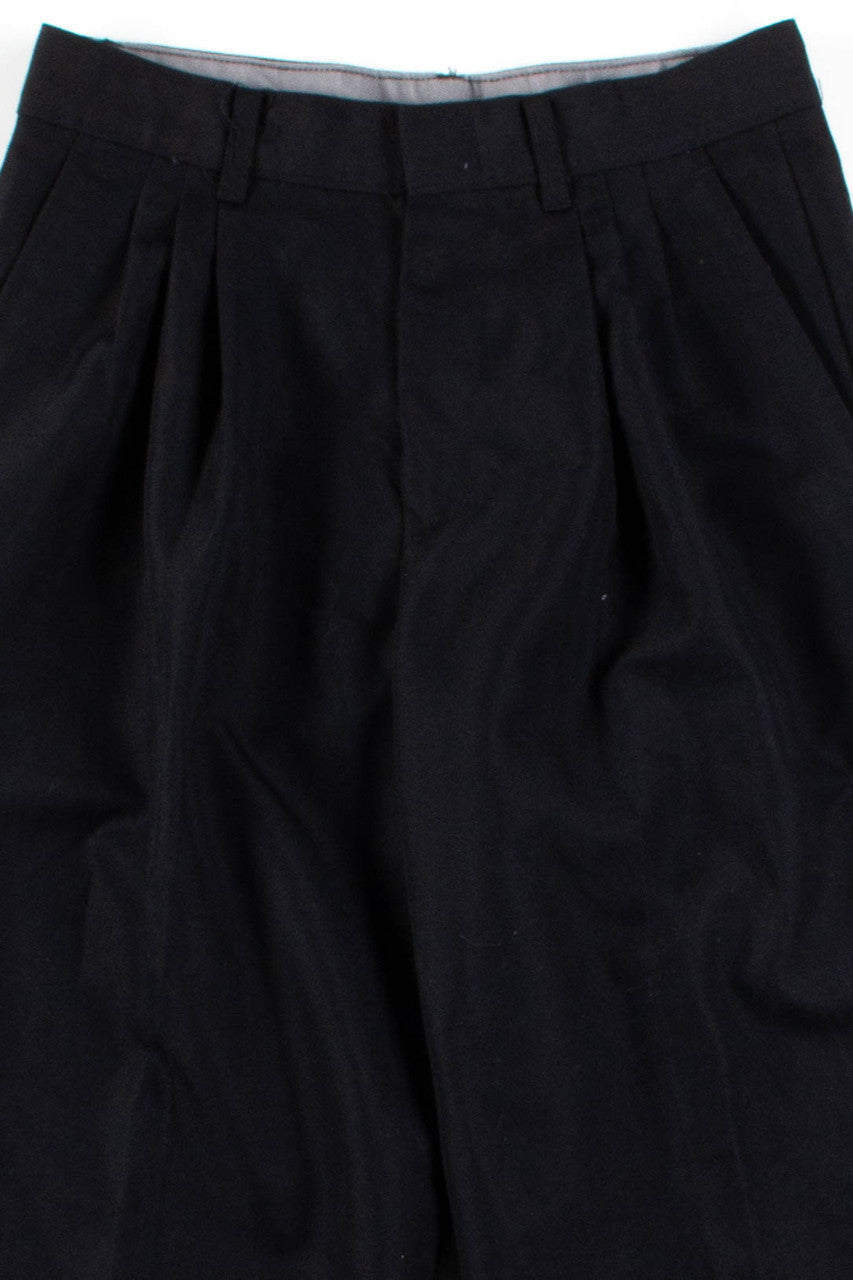 Black Pleated Pants (sz. 14 Reg)
