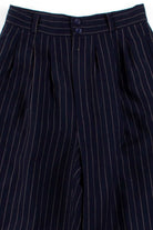 Black Pinstriped Pants (sz. 8)