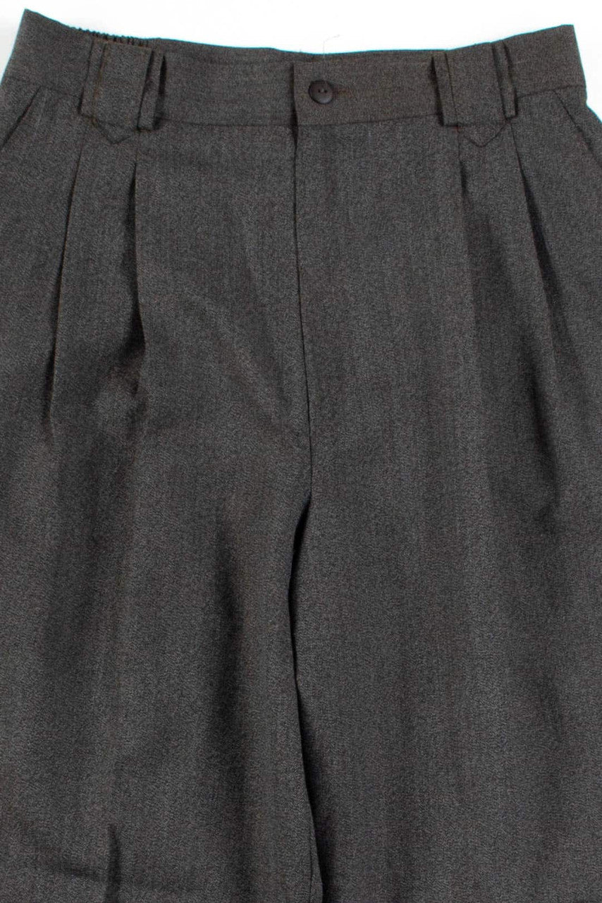 Grey Pleated Pants (sz. 10)