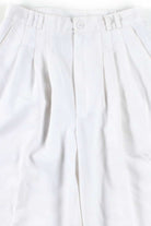 White Pleated Pants (sz. 6)