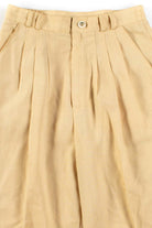 Yellow Pleated Pants (sz. 8)
