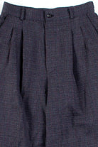 Grey Textured Pleated Pants (sz. 6)