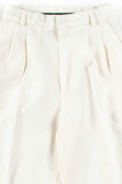 White Pleated Pants (sz. 7)