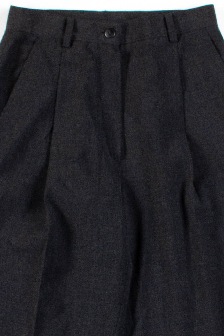 Dark Grey Pleated Pants (sz. 0)