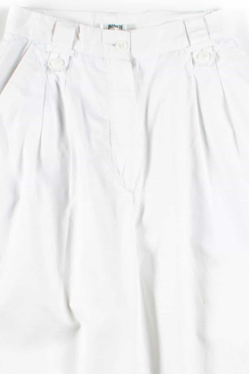 White Pleated Pants (sz. 4)