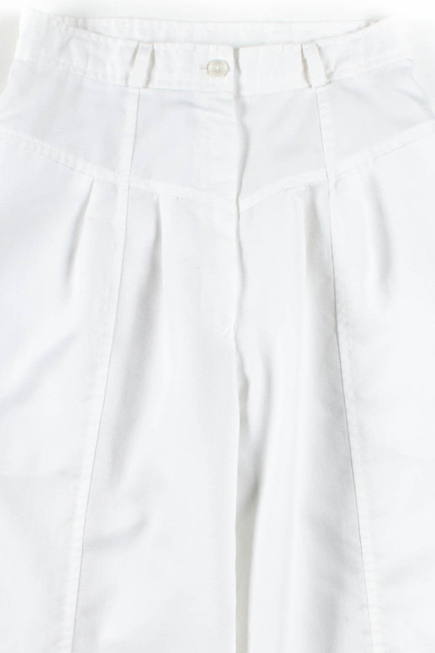 White High Waisted Pants (sz. 6)