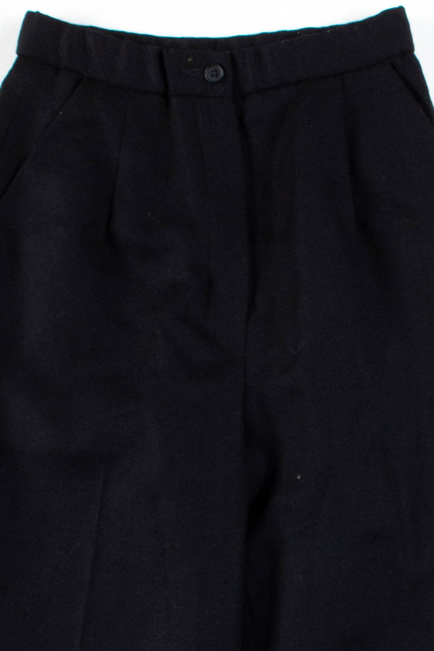 Black Pendleton Wool Pants (sz. 2)