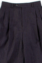 Grey Pinstripe Wool Pants (sz. 5)