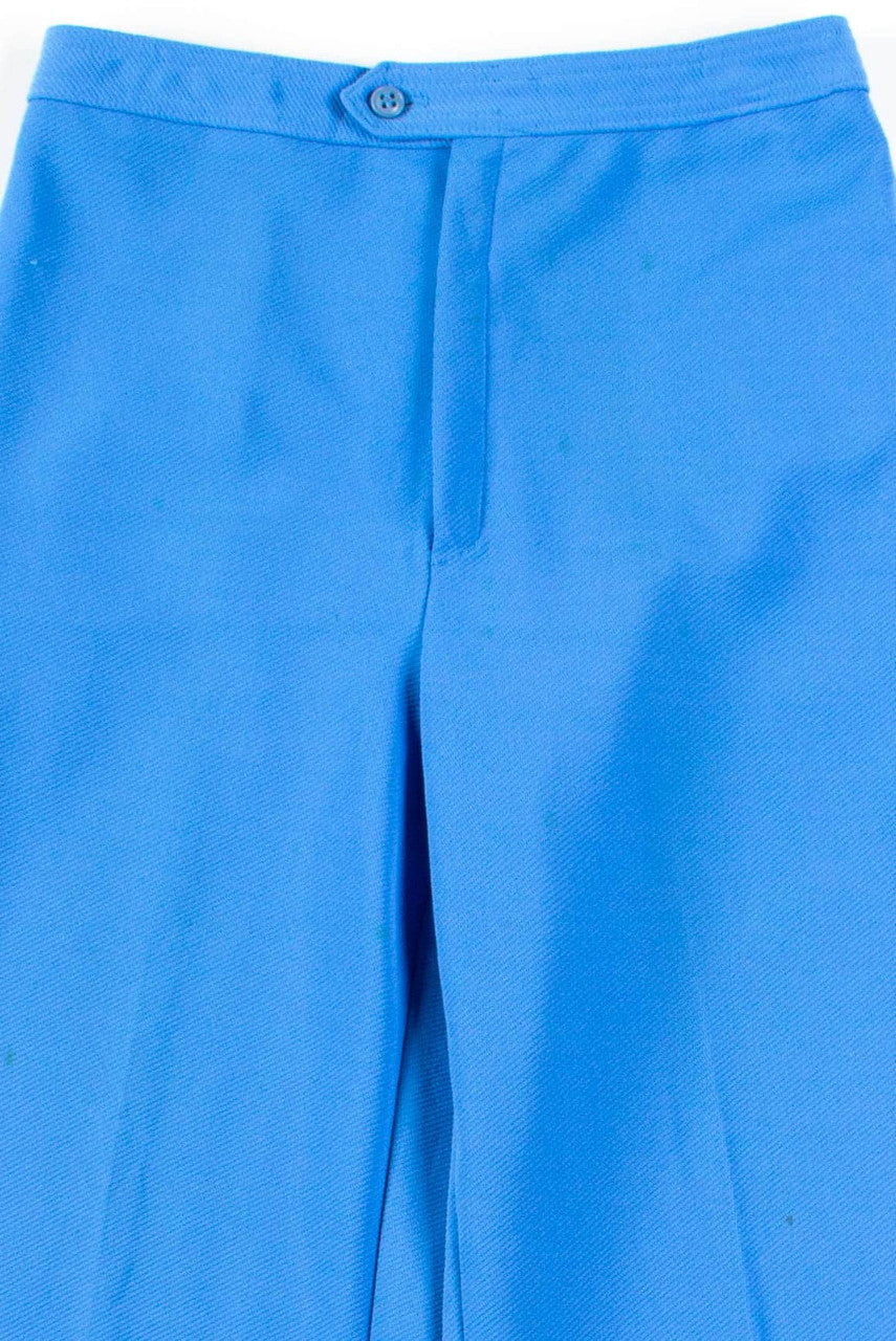 Vintage Blue Ribbed Pants (sz. 12)