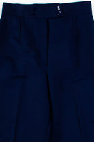 Navy Double Button Vintage Pants