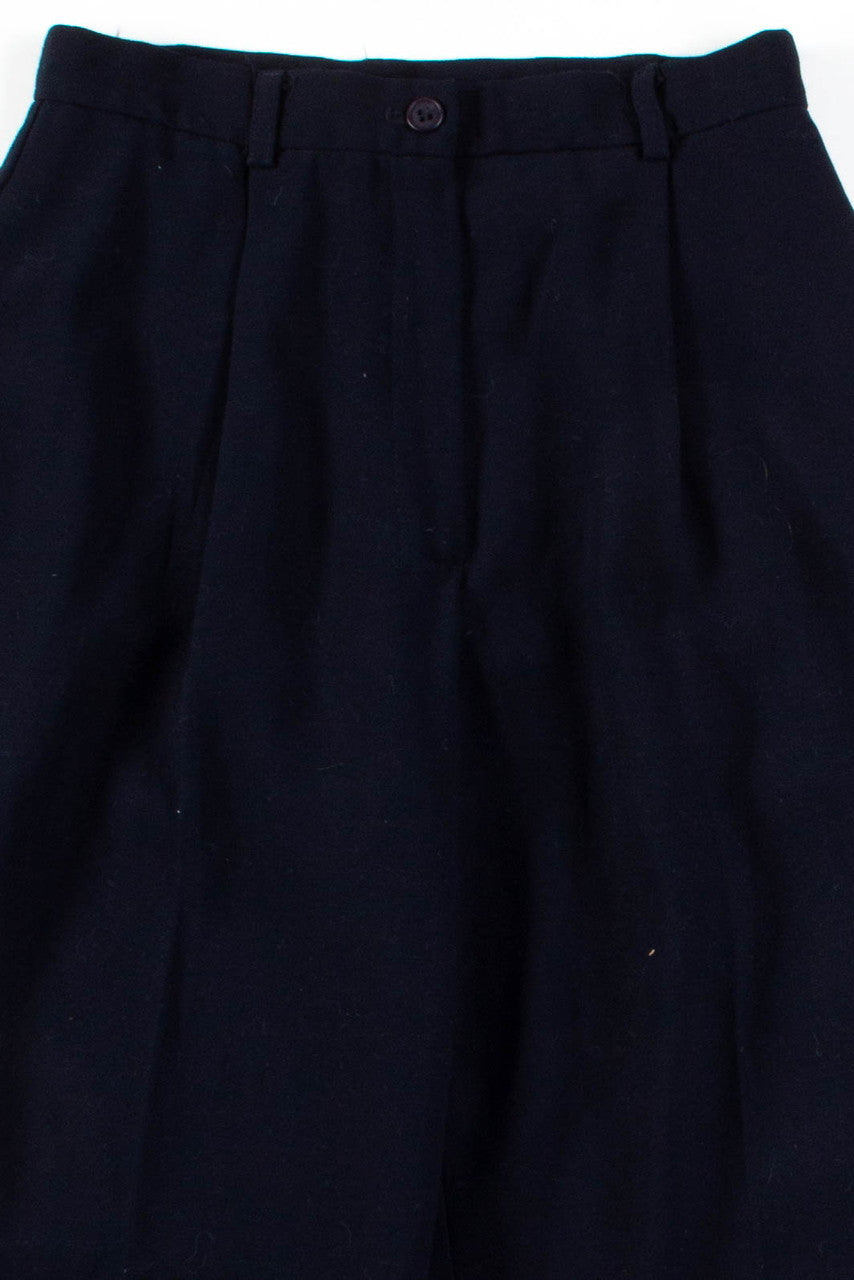 Black Pleated Pants (sz. 4)