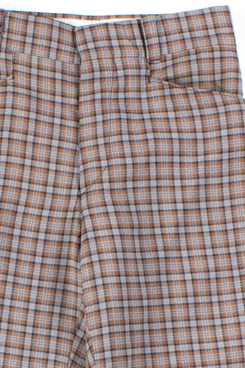 Orange Plaid Pants