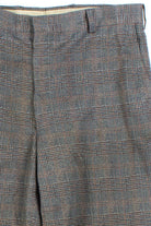 Grey Plaid Pants
