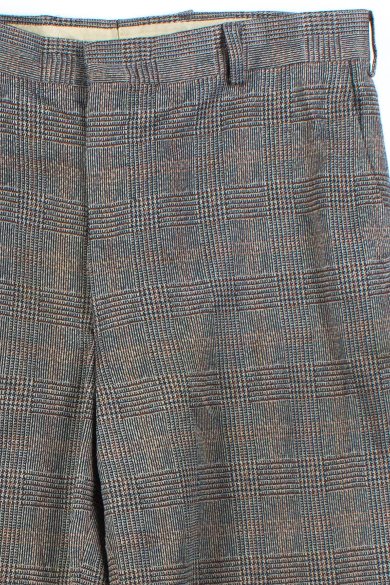 Grey Plaid Pants