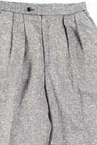 Grey Speckled High Waisted Vintage Pants (sz. 10)